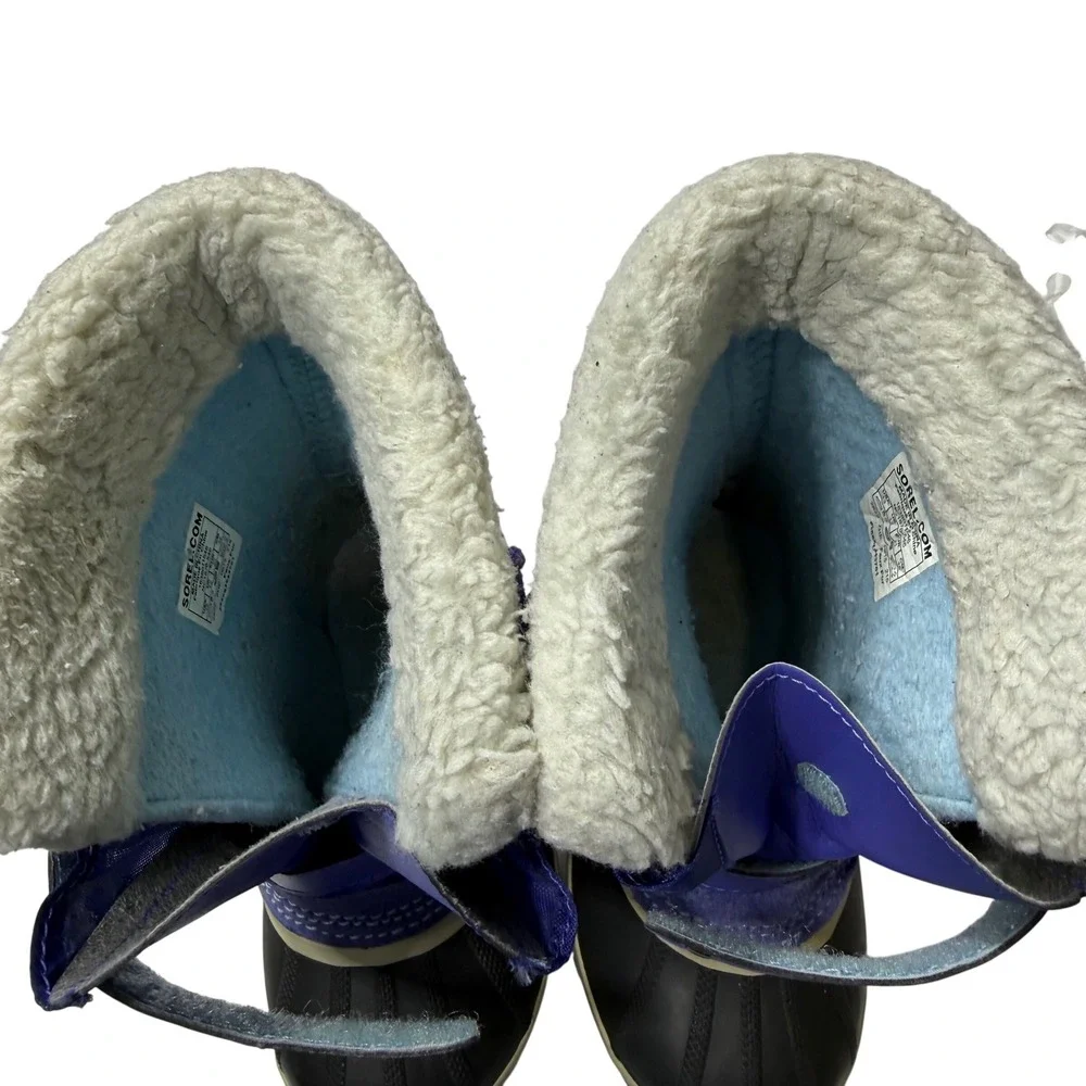 Sorel 1964‎ Pac Strap Winter Snow Boots Purple Girls 13